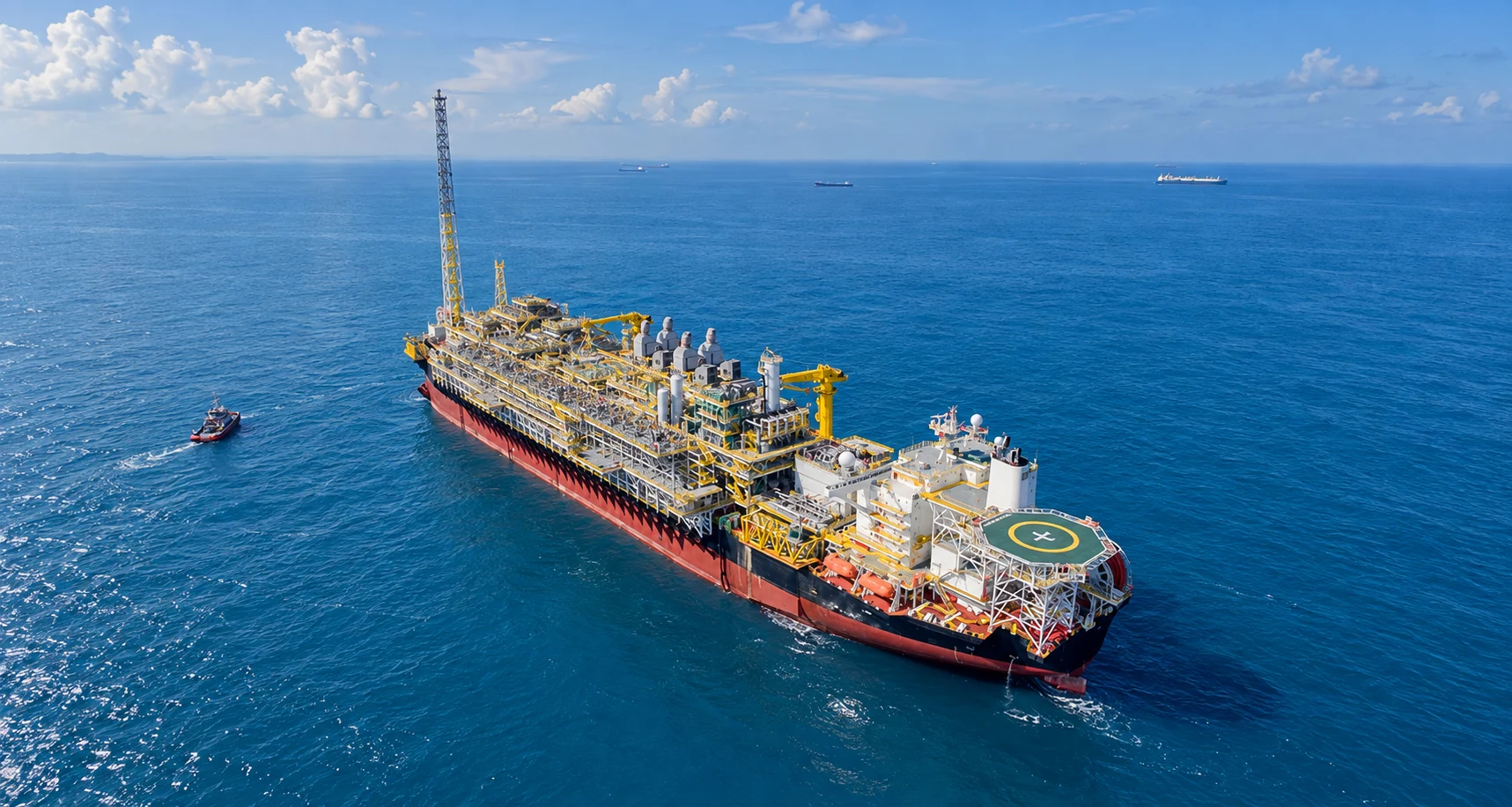 Offshore-Anlage auf See